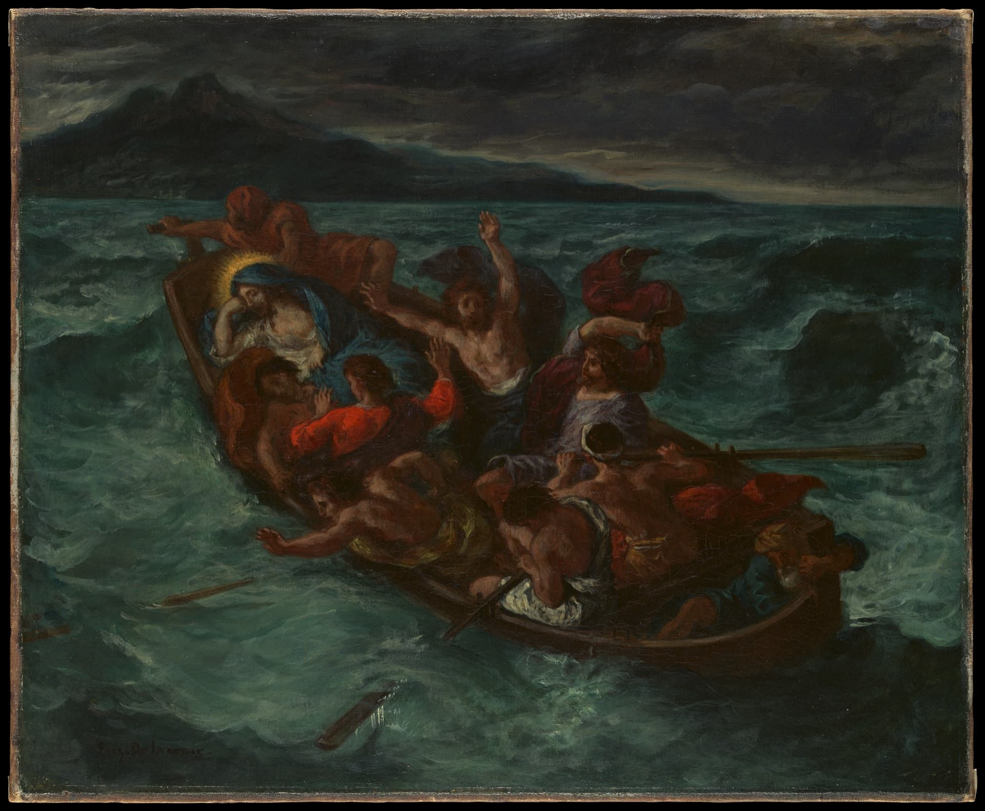 Classical biblical art by Eugène Delacroix